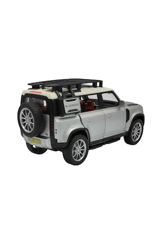 Die Cast 1:22 Sesli Ve Işıklı Çek Bırak Safari Metal Jeep