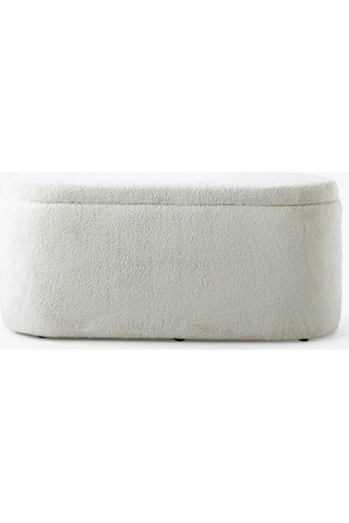 Teddy Sandıklı Bench krem