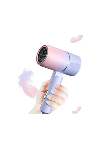 Negatif Iyon Saç Kurutma Makinesi Hızlı Kurutma Kollajen Saç Bakımı Aşırı Isınma Koruması Ile Pink Purple Gradient