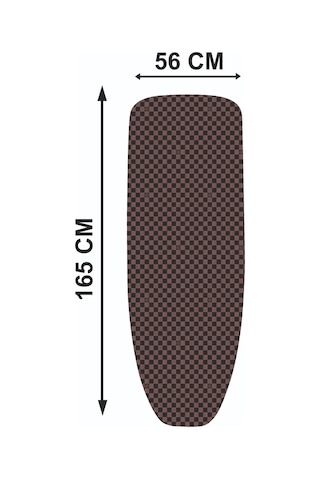 King Xxl 165x56cm Kahve Ütü Masası Kılıfı