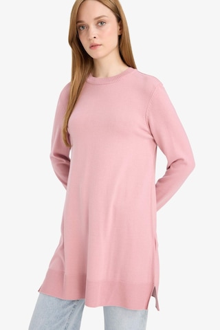 Defacto Regular Fit Bisiklet Yaka Tunik H3431az25wnbr96 Pembe