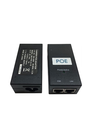 24 Volt 1 Amper Aktif Poe Adaptör Poe Switch İnjector