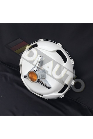 22.5 İnç Orta Boy Sarı Fırfırlı Jant Kapağı 4'lü Takım