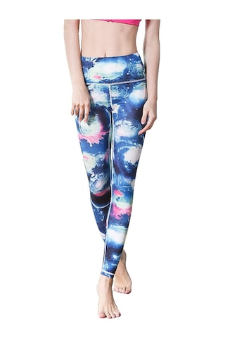 Paıyıge Yoga Pantolonu, Galaxy Hk27 İle Kadın Baskılı