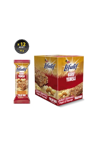 Eti Lifalif Kuru Yemişli Yulaf Bar 12 x 35 G