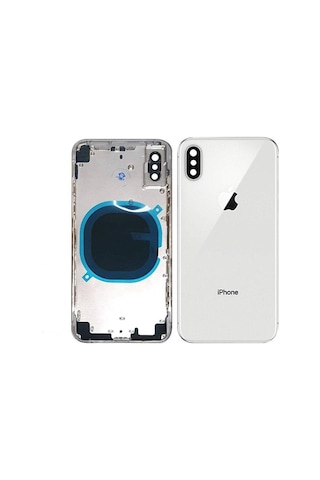 Apple Uyumlu iPhone X Boş Kasa Beyaz Renk