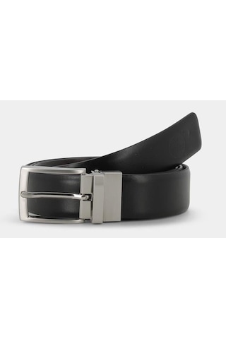 Timberland Tımberland 35mm Reversible Squared Tip Belt Tb0a1dfp0011-black Siyah