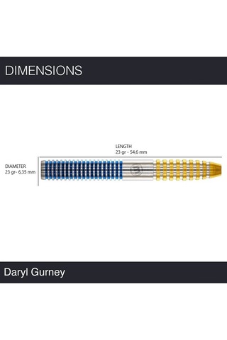 Winmau Daryl Gurney Sc 1.0 Series %90 Tungsten Çelik Uçlu Dart Oku