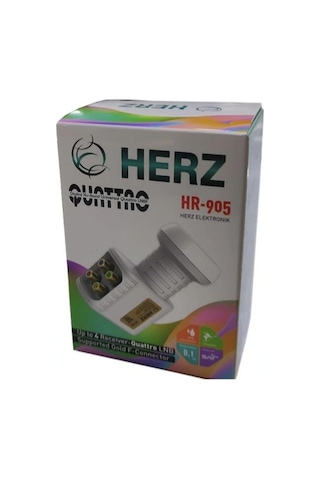 Herz HR-905 Quattro 4'lü LNB Çanak Herz HR-905 Quattro 4'lü LNB Çanak