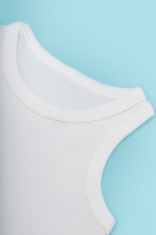 Novibaby 5'li Bebek Atlet Body Zıbın Çıtçıtlı Ekru 100% Pamuk Ekru