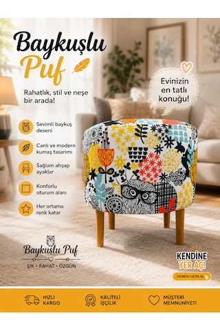 Diday Baykuş Puf Trend Puf Koltuk Puff Bench Dekoratif Bohem Doğal Gürgen Ayaklı Çok Amaçlı Bahçe Ev Balkon Çok Renkli Diday Baykuş Puf Trend Puf Koltuk Puff Bench Dekoratif Bohem Doğal Gürgen Ayaklı Çok Amaçlı Bahçe Ev Balkon Çok Renkli