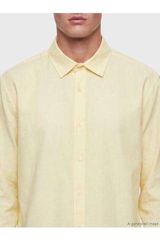 Lcw Vision Sarı Regular Fit Erkek Gömlek