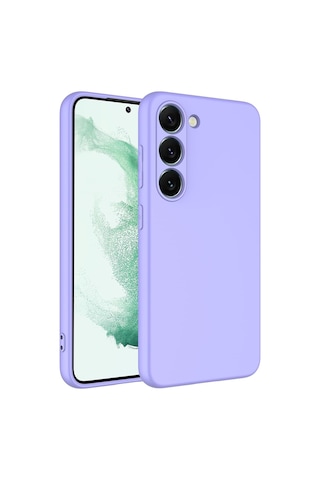 Goocamp Galaxy S23 Plus Uyumlu Mara Lansman Kılıf-lila Lila