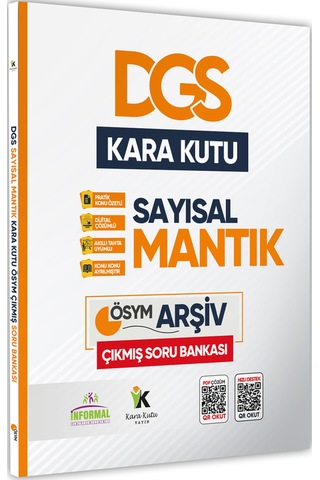 DGSnin Kara Kutusu Sayısal Paket Set Konu Özetli Dijital Çözümlü ÖSYM Arşiv Çıkmış Soru Bankası