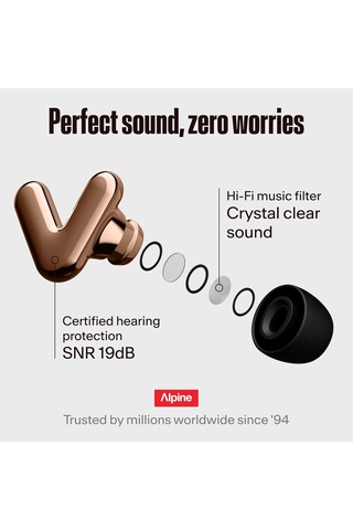 Tune Hifi Konser Kulak Tıkaçları, 19 Db Net Ses Koruması