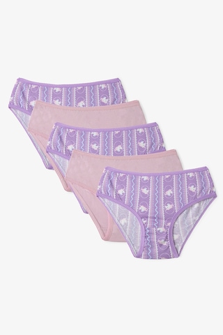 Penti Pembe Kız Çocuk Sleepycorn Pamuklu 5'li Slip Külot