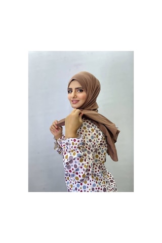 Aldaıyr Hijab Kadın Bambu Kraş 02s-kahverengi