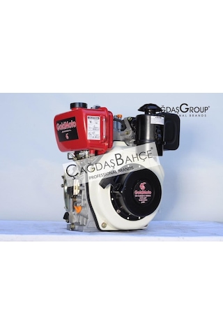 Goldmoto Gm178F-C Dizel Motor 7 Hp İpli Krank Mili Kamalı
