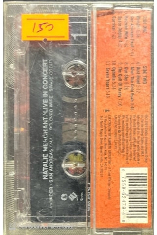 Plak Değildir Kaset Tir Natalie Merchant Live In Concert Live O