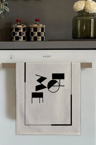 Kemik Home Yazılı Fırın Mutfak Havlusu 30x50cm