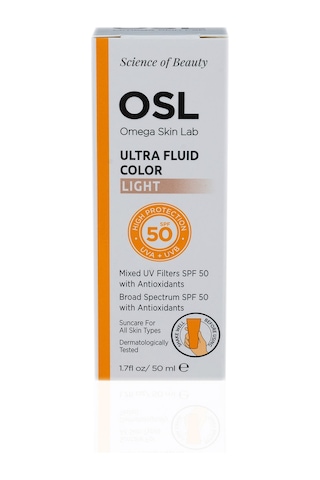 OSL Omega Skin Lab Yağlı Ve Karma Ciltler İçin Güneş Kremi Ultrafluid Light SPF50 50 ML
