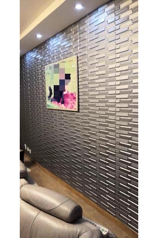 Nw65 Gri Opak Arkası Yapışkanlı Esnek Silinebilir Duvar Paneli