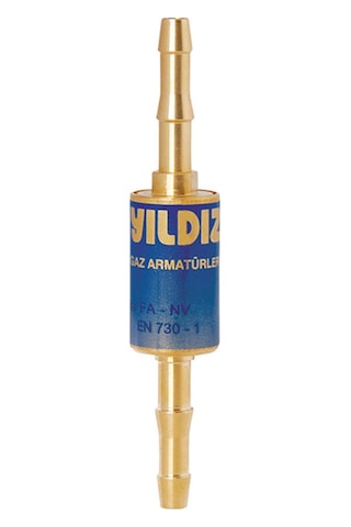 Yıldız Alev Emniyet Valfi Hortum Arası Için Oksijen Gaz - 1028