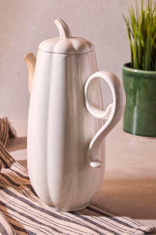 Perotti Pumpkin Porselen 1000 Ml Çok Amaçlı Sunum Ve Servis Yağdanlığı Beyaz