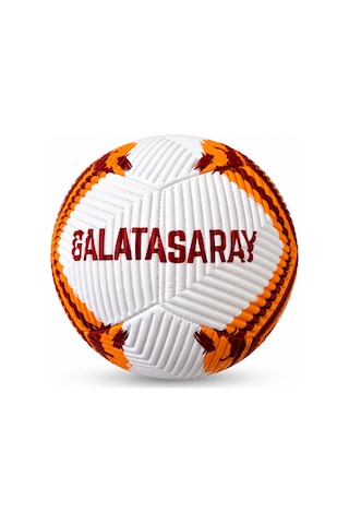 Galatasaray Lisanslı Futbol Topu No:5 Dikişli Taraftar Topu Antrenman Ve Maç Topu Beyaz