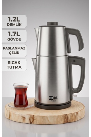 TeaDem 2000W Elektrikli Çay Makinesi ve Kettle