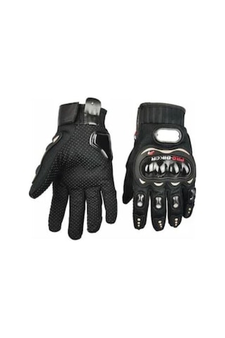 Probiker Unisex Siyah Korumalı Motosiklet Eldiveni