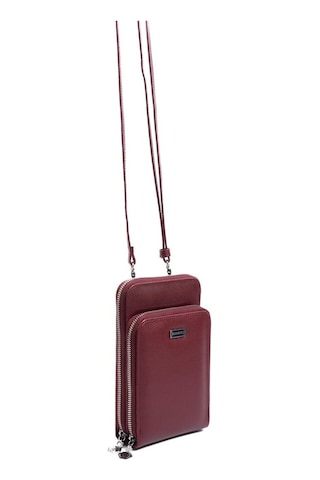 Silver Polo Sp1011 Kadın Telefon Çantası Düz Bordo-bordo