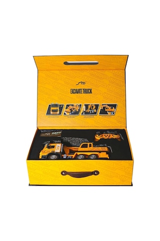 Hj8001-2 Kumandalı Metal Excavate Truck -gepettoys
