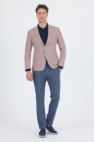 İmza Düz Örme Pamuklu 6 Drop Slim Fit Ceket 1002250114 Koyu Vizon