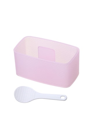 Ana Sayfa Diy Pirinç Topu Kalıbı Dikdörtgen Çok Katmanlı Kaşıklı Suşi Yapımcısı Pembe Kahverengi - Krem