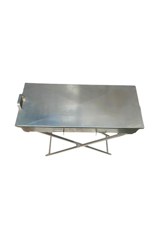 Demir Mangal Katlanır Ayaklı 85 Cm Inox