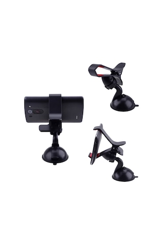 Ally Bt2313 360 Derece Dönebilen Universal Cep Telefonu Araç Tut (301865847)-Siyah
