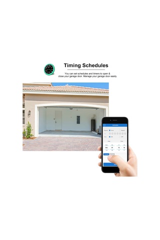 Dianziye Akıllı Jenerator Kapısı Kontrol Cihazı - Wifi İle Uzaktan Kontrol, Zamanlama Ve Ses Komutları Google Home/alexa/ıfttt Desteği