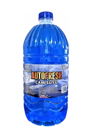 Oto Cam Suyu 3 Litre -18 C Derece Antifrizli Tuz İçermez Antifrizli Kışık Camsuyu 3 Lt