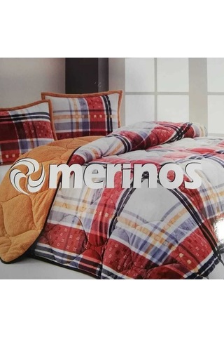 Sarar Merinos Comforter Çift Kişilik Yorgan Kirmizi