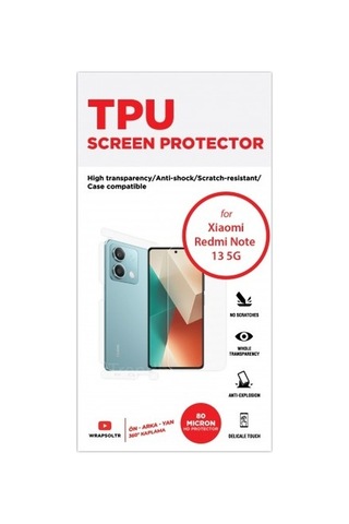 Xiaomi Redmi Note 13 5g Ön, Arka Ve Yan 360 Derece Tam Kaplama Tpu Film
