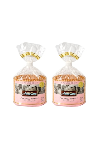 Maestro Massimo Caramel Waffle 252 Gr 2 Li