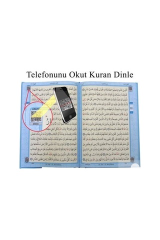 Kuran-ı Kerim Bilgisayar Hatlı Renkli Ve Desenli Pembe Orta Boy