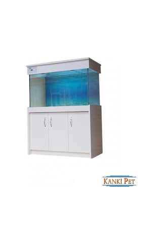 Kanki Pet 120 CM Mobilyalı Lüks Akvaryum Kumandalı Led Aydınlatma
