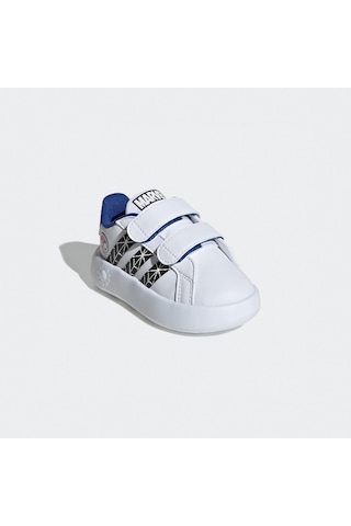 adidas Spider Man Grand Court Bebek Beyaz Spor Ayakkabı Id8017 Beyaz
