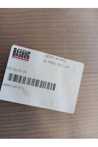 Bmw E81 E82 E87 E88 Arka Sağ Sol El Fren Teli Gemo