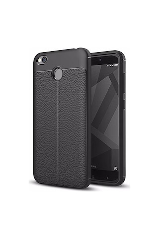 Zore Red Mi 4x İle Uyumlu Niss Silikon Kılıf Siyah