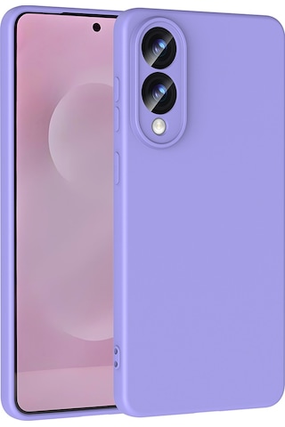 Samsung Galaxy Uyumlu S25 Edge Kılıf Zore Mara Lansman Kapak Lila