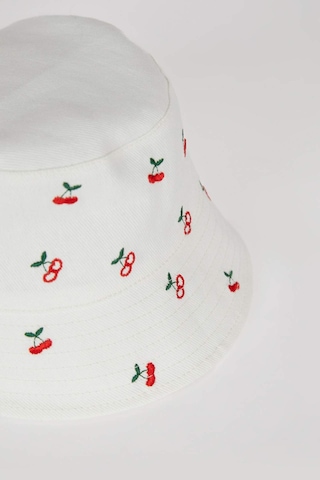 DeFacto Kız Çocuk Desenli Pamuklu Bucket Şapka D8414A825SMWT1