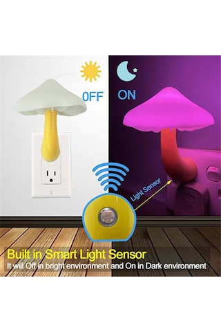 Led Lambalar Mantar Gece Lambası 2 2